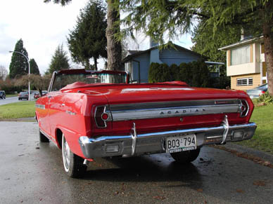 1963 ACADIAN BEAUMONT SPORT DELUXE CONVERTIBLE